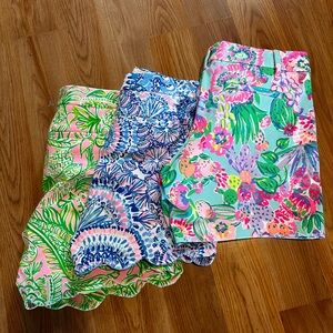 Colorful Patterned lilly pulitzer shorts